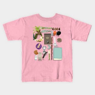 Witchcraft Tools Set Kids T-Shirt